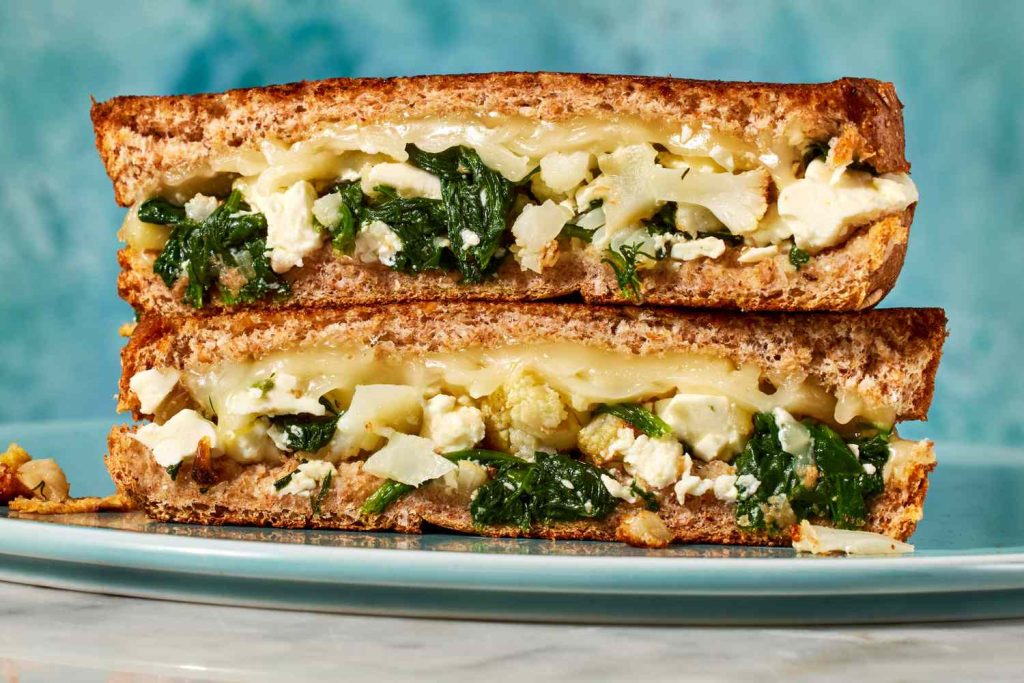 Cauliflower Spanakopita Melt Is the Plant-Based Sandwich of Your Dreams