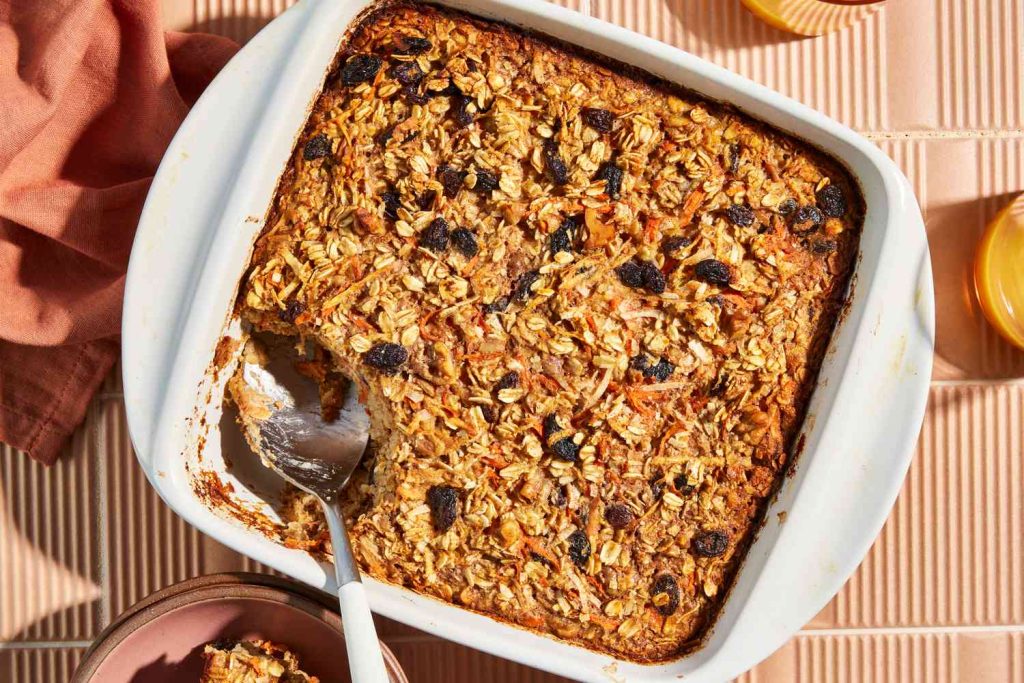 Our Morning Glory Baked Oats Pack 10 Grams of Protein