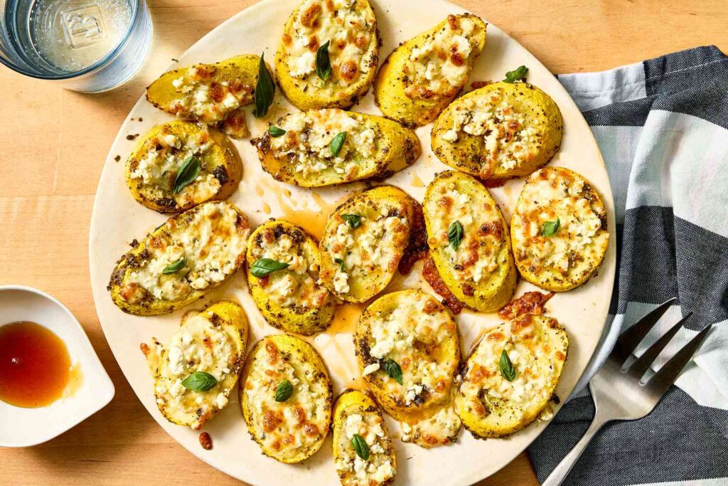 ซูกินีชีสร้อนน้ำผึ้ง