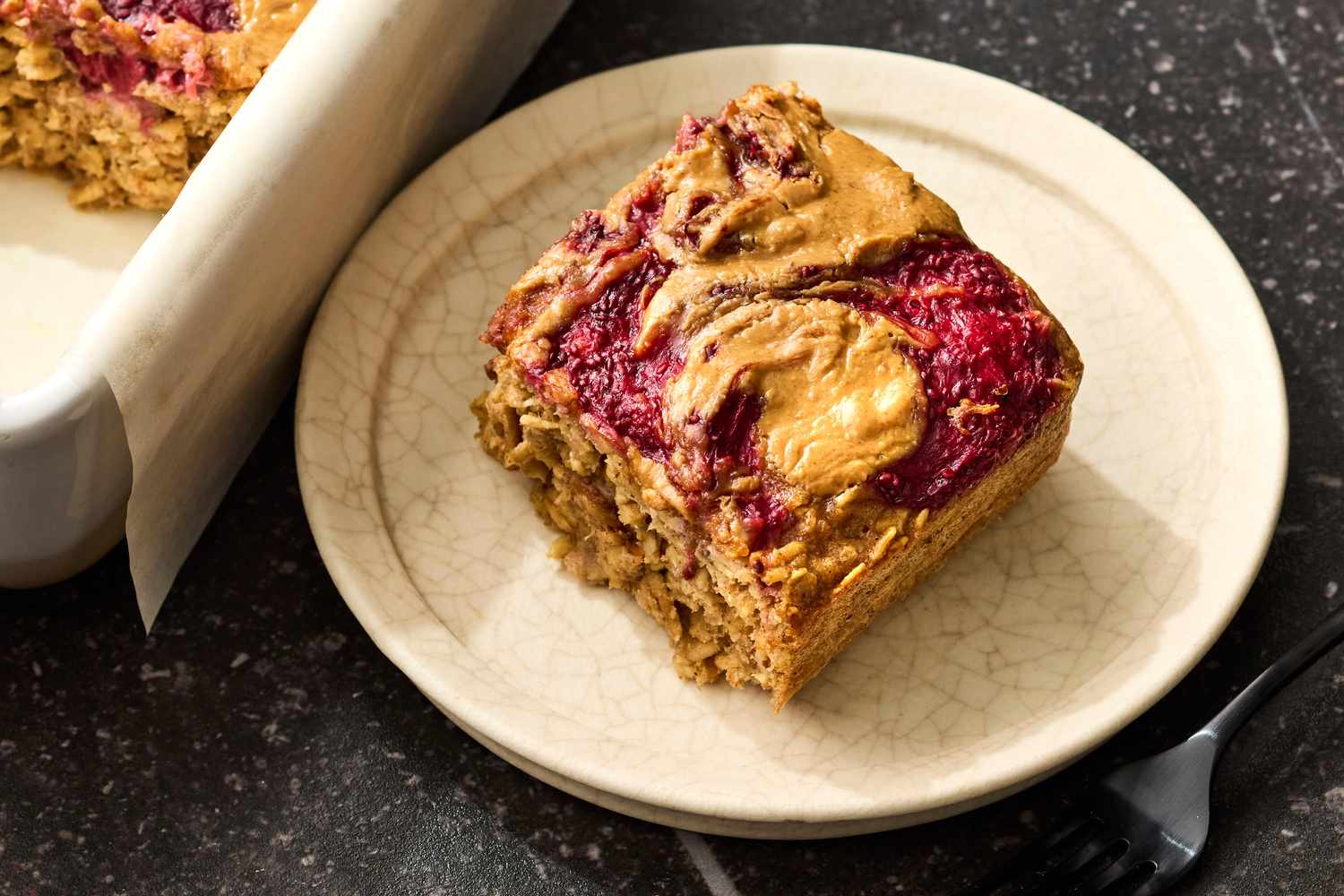 โอ๊ตบakes โปรตีนสูง PB&J