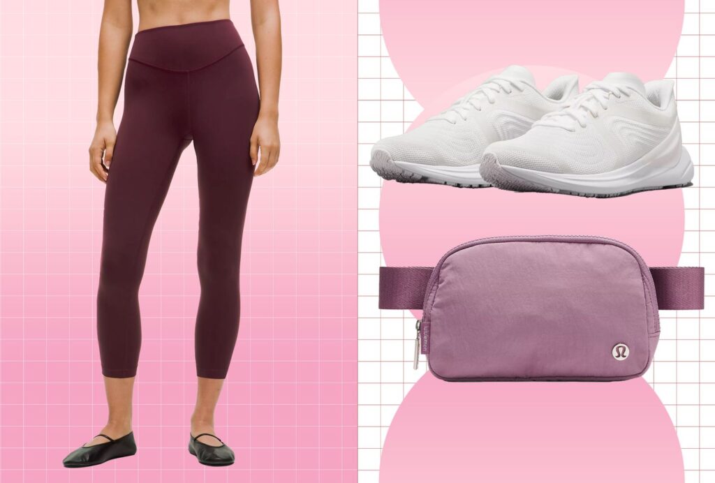 Lululemon, เราทำมากเกินไป, กางเกงขาสั้น, กระเป๋าสะพาย, อุปกรณ์ฤดูร้อน, ราคาเริ่มต้น $9