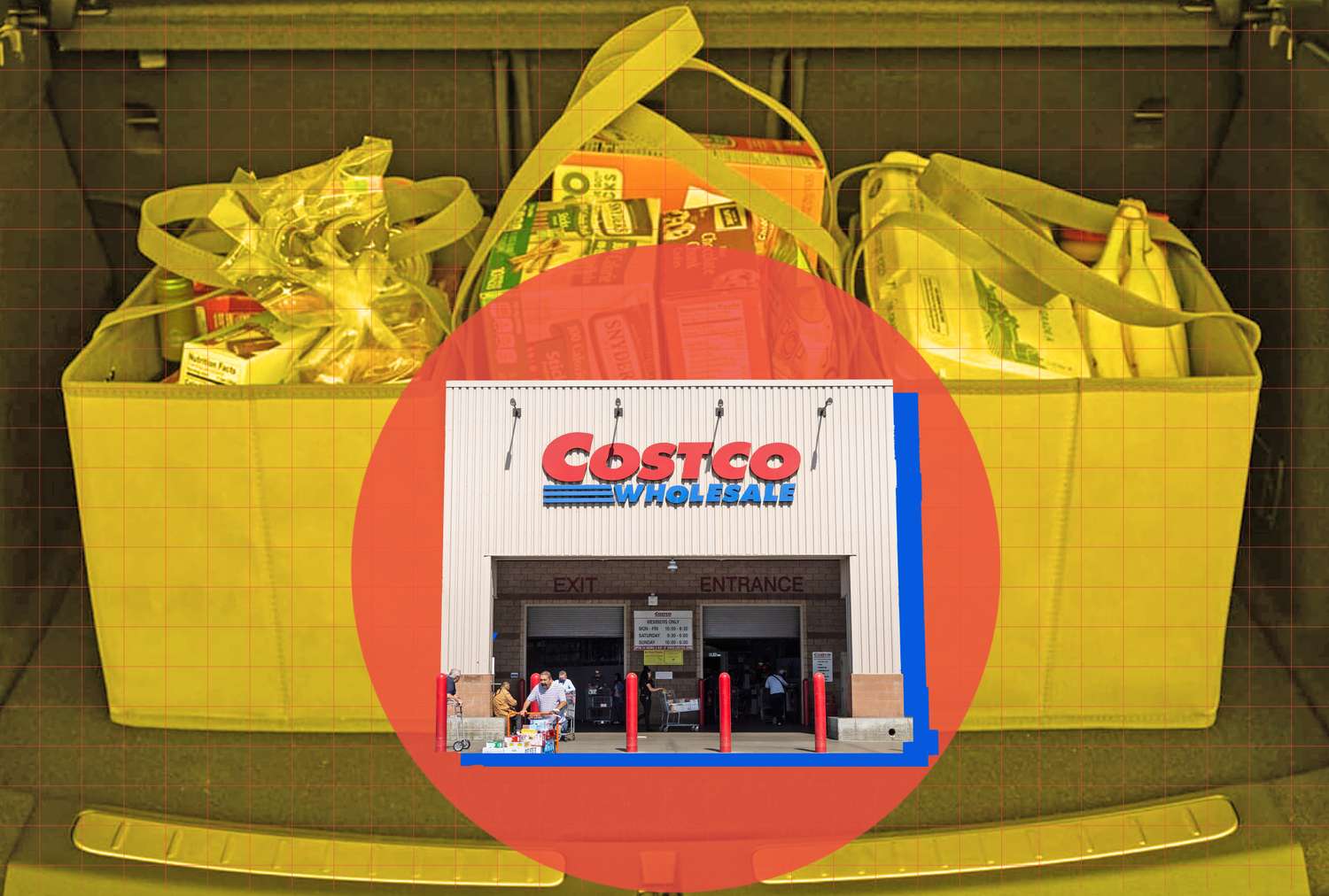 สมาชิก Costco ถุงช้อปปิ้งทนทานซื้อของใน 1 ครั้ง