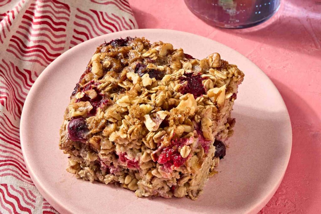ข้าวโอ๊ตอบเบอร์รี่รวม - วอลนัท, อาหารเช้าสHigh-Fiber